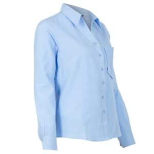 Blusa Oxford Classic Manga Larga Mujer