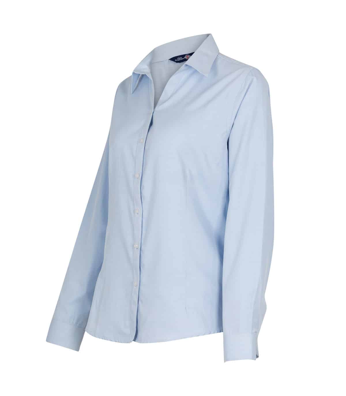 Blusa Oxford Light Manga Larga Mujer - Imagen 6
