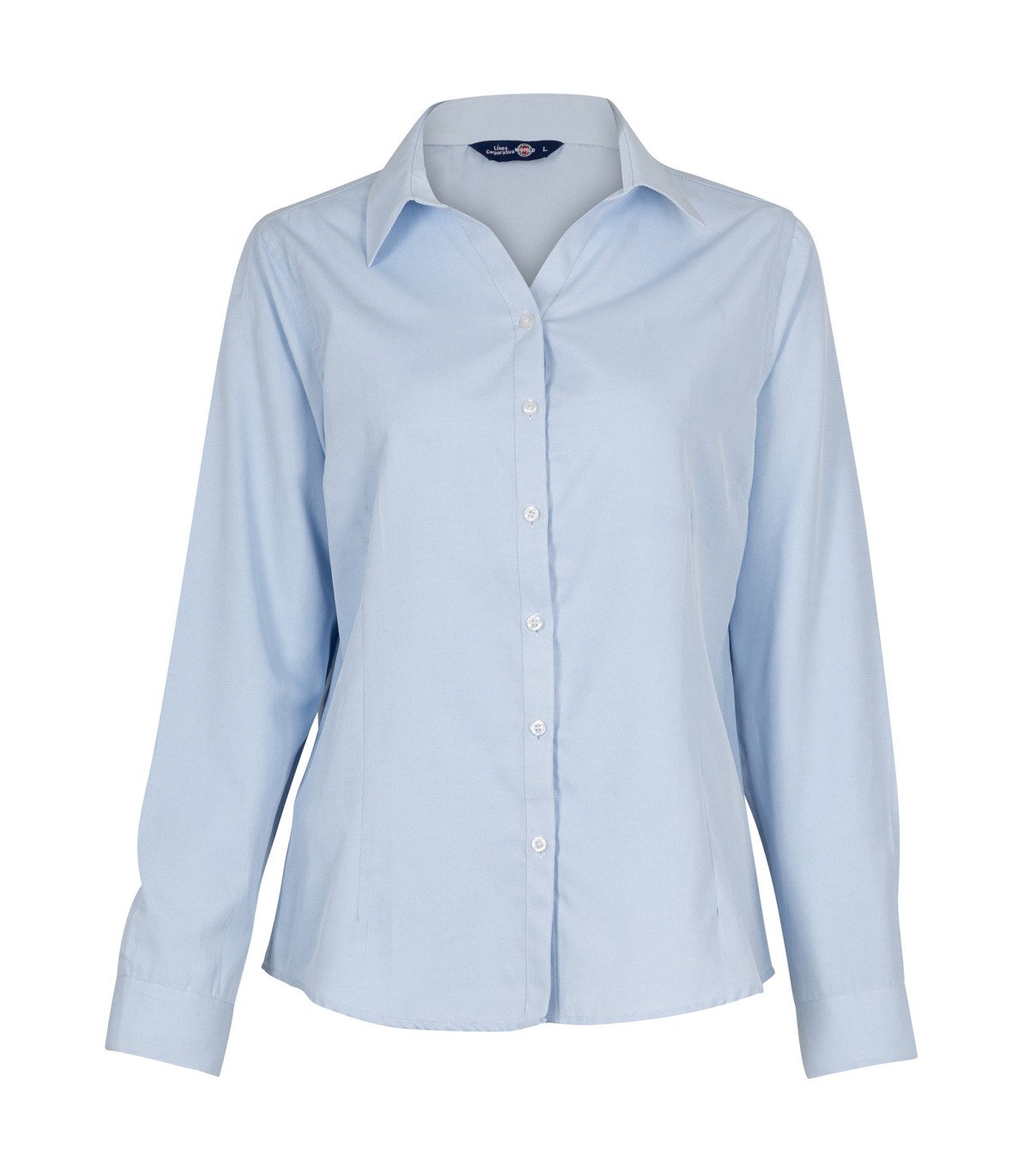 Blusa Oxford Light Manga Larga Mujer - Imagen 7