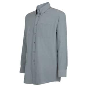 Camisa Oxford Classic Con Bolsillo Manga Larga Hombre