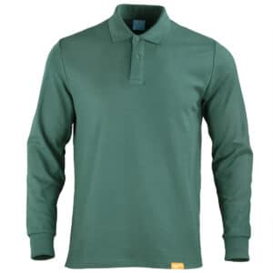 Polera Polo 80% Algodón Manga Larga Hombre